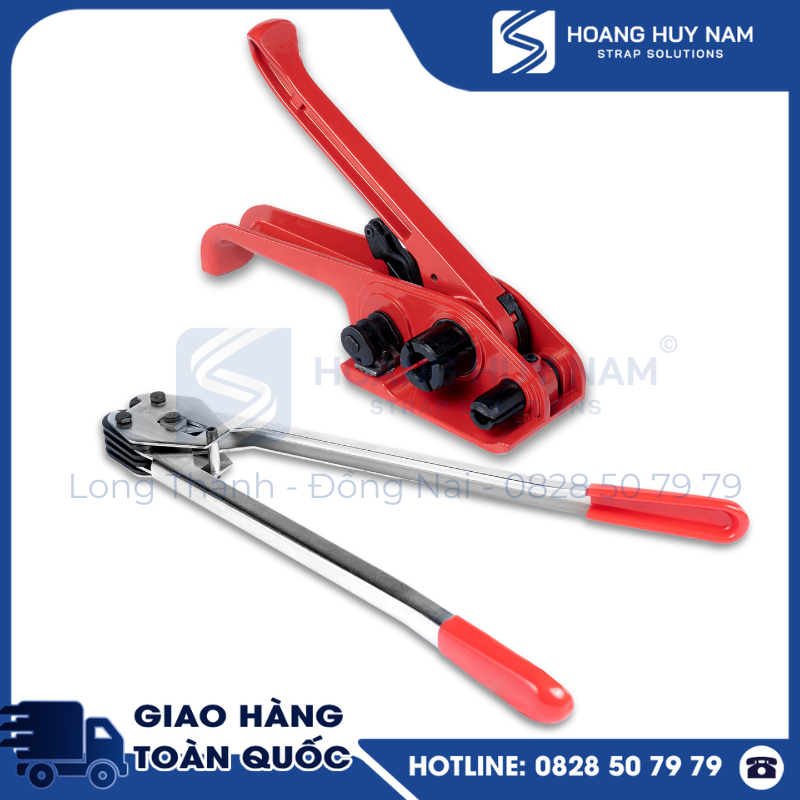 BỘ DỤNG CỤ ĐÓNG ĐAI PET CẦM TAY